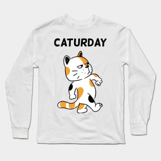 Caturday Long Sleeve T-Shirt